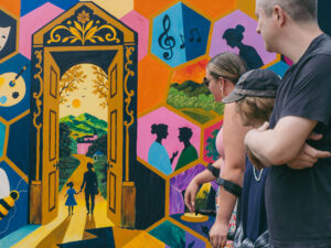 Priory Park Mural Project Opened by Local Artists in Malvern